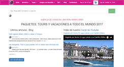 Desktop Screenshot of amgviajes.com.pe